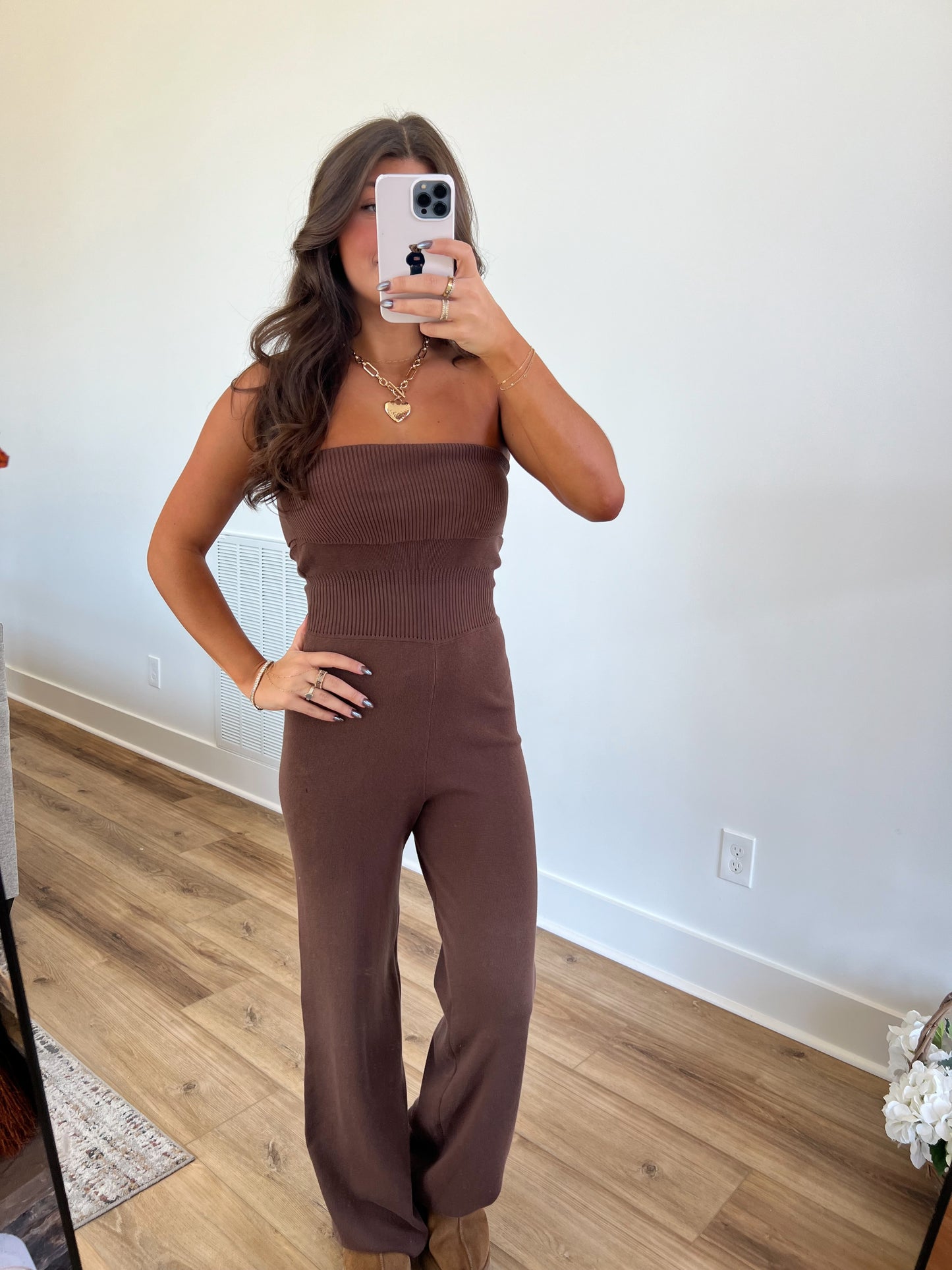 Coffee Run Ribbed Jumpsuit