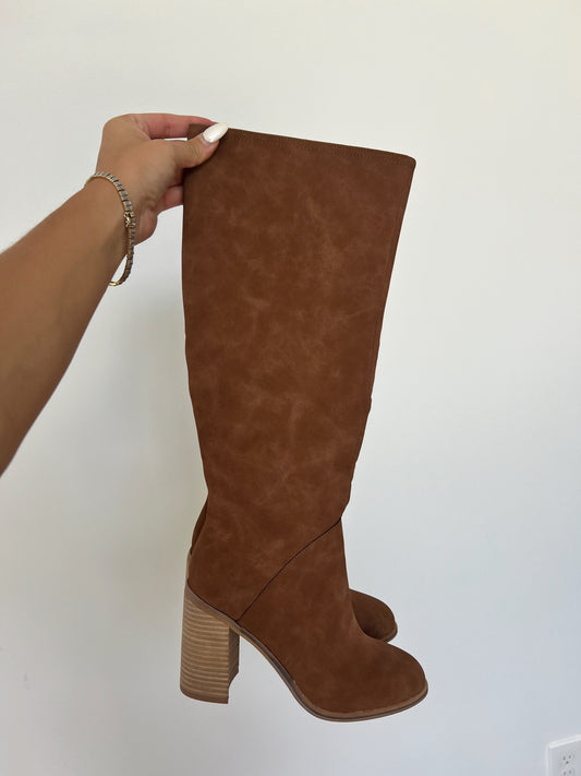 Brown Knee High Boots (PRE-ORDER/Restock)