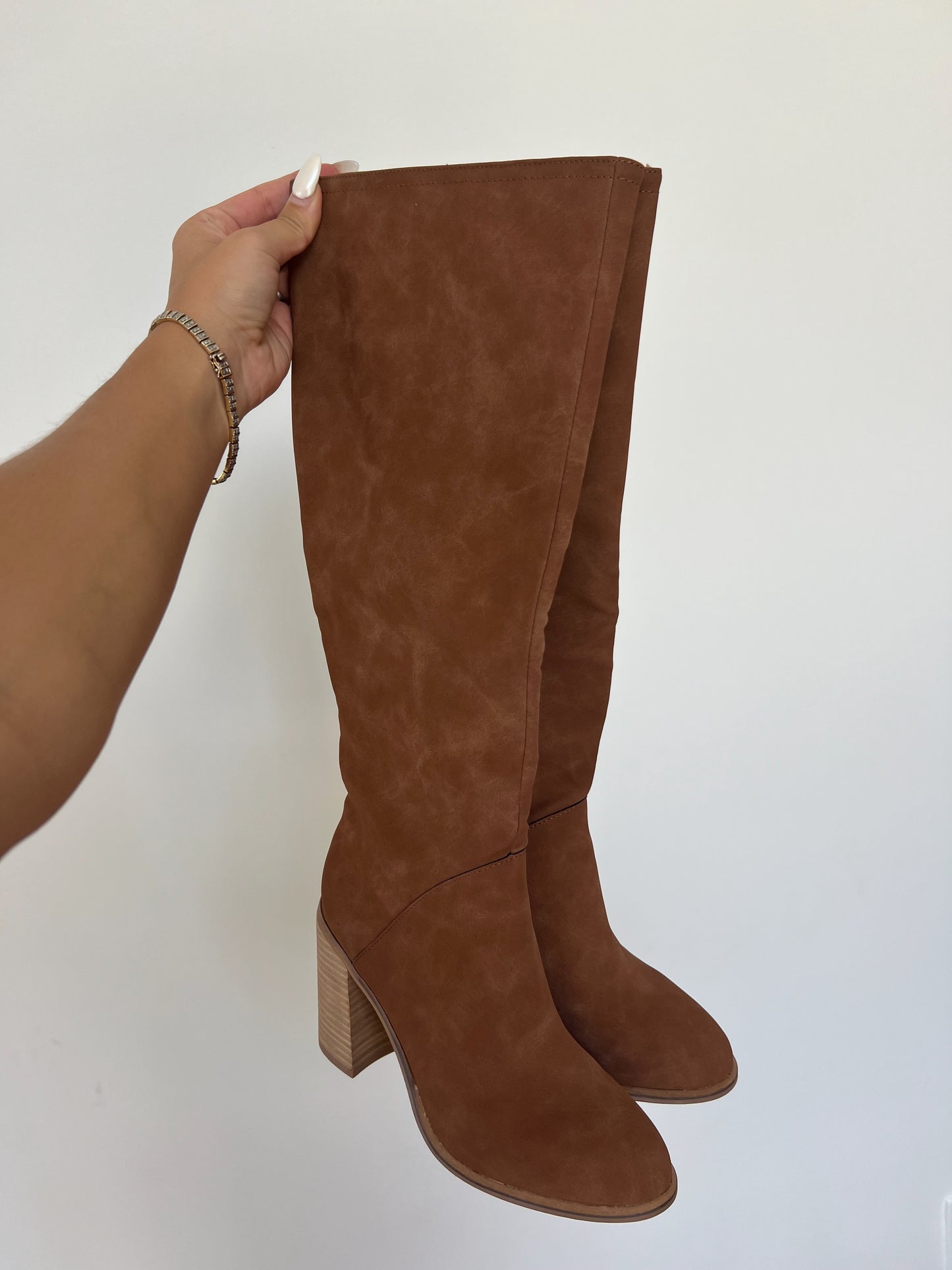 Brown Knee High Boots (PRE-ORDER/Restock)