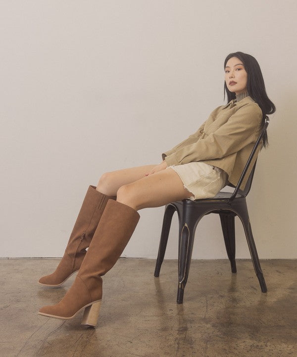 Brown Knee High Boots (PRE-ORDER/Restock)