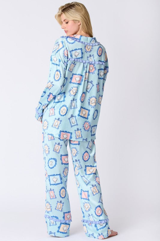 Satin Ghost Pj's (Restock)