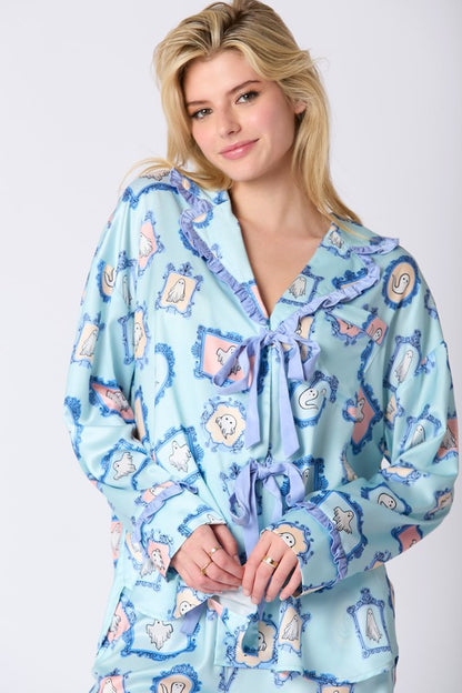 Satin Ghost Pj's (Restock)