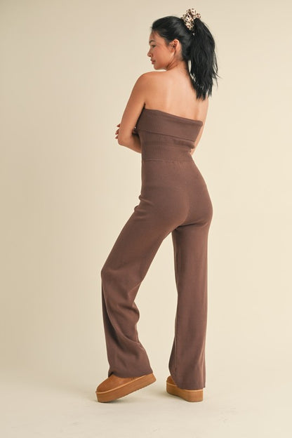 Coffee Run Ribbed Jumpsuit