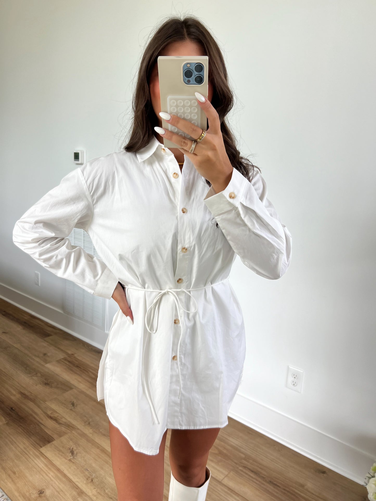 White T-shirt Romper