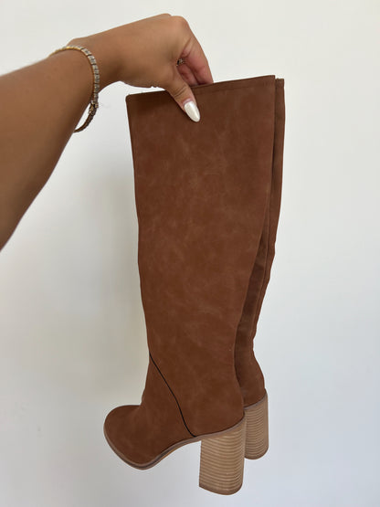 Brown Knee High Boots (PRE-ORDER/Restock)