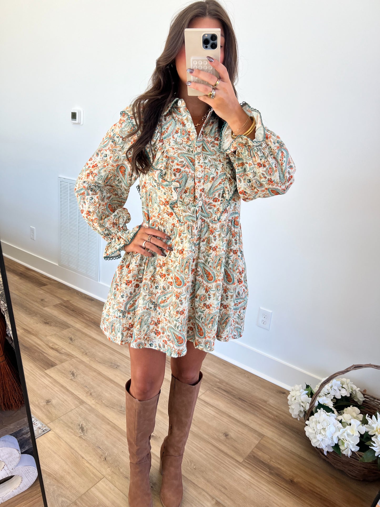 Paisley Babydoll Dress (PRE-ORDER/Restock)