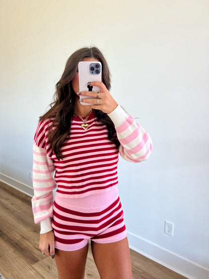 Strawberry Stripes Set