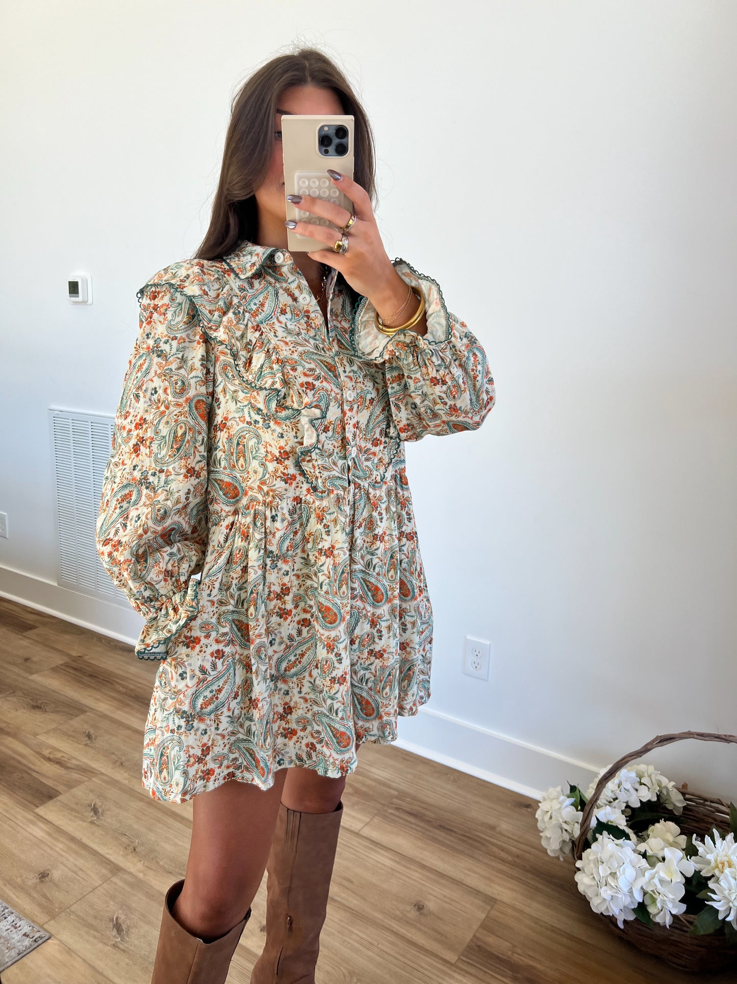 Paisley Babydoll Dress (PRE-ORDER/Restock)