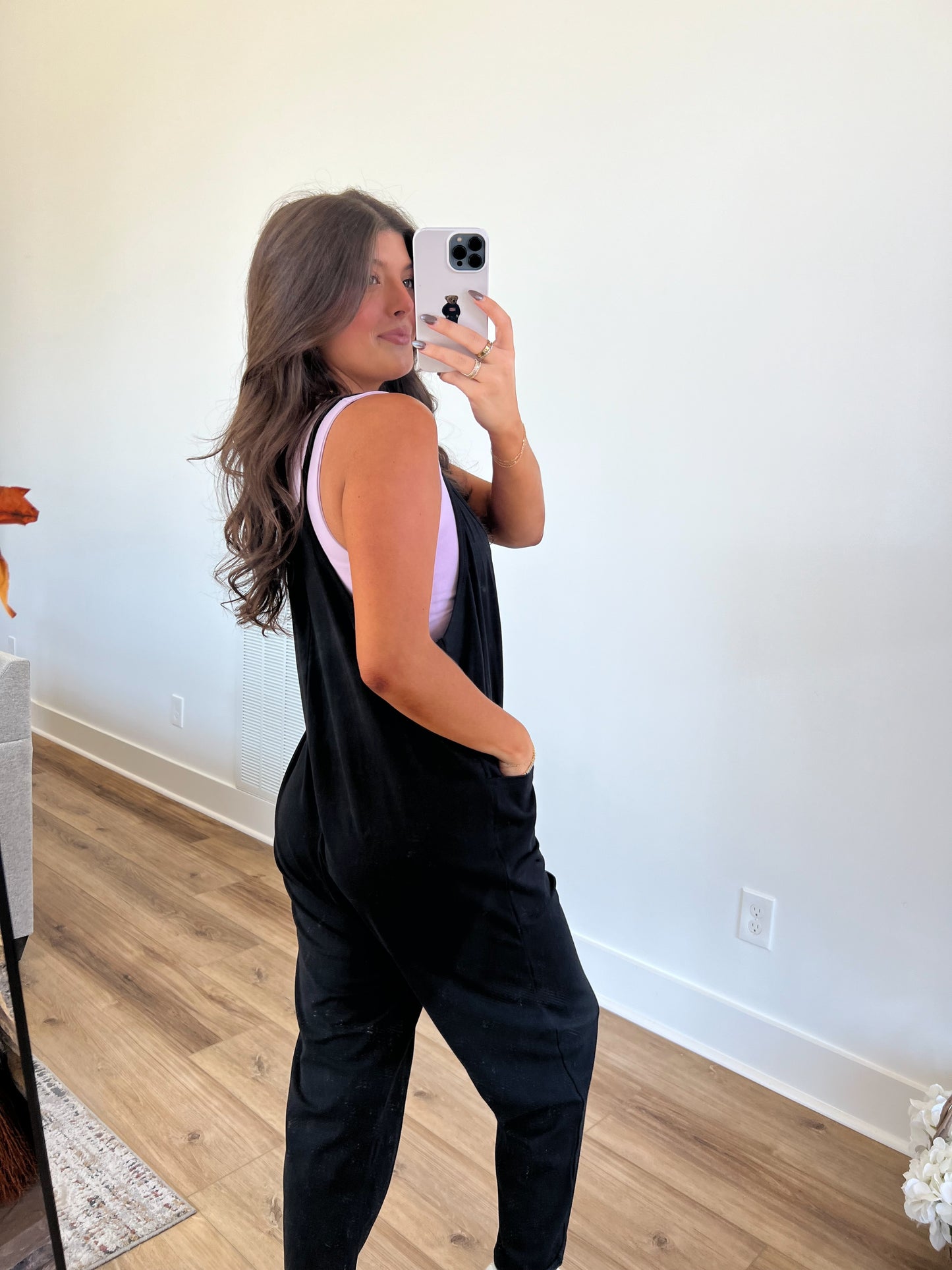 Black Pocket Jumpsuit