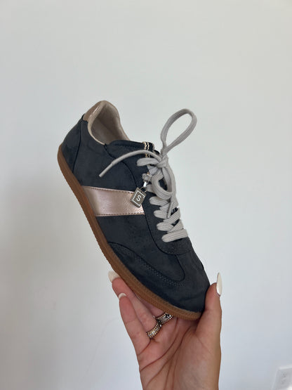 Charcoal Suede Sneaker