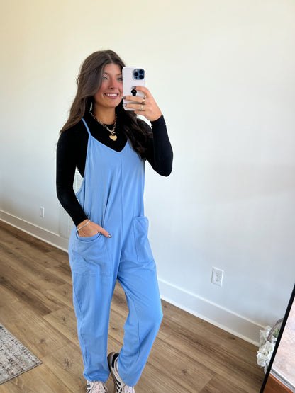 Indigo Sleeveless Jumpsuit