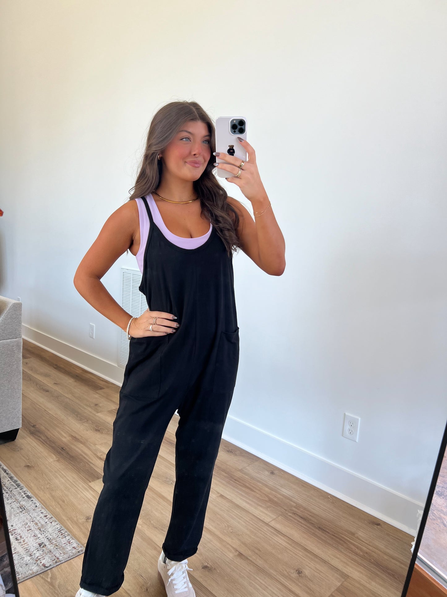 Black Pocket Jumpsuit