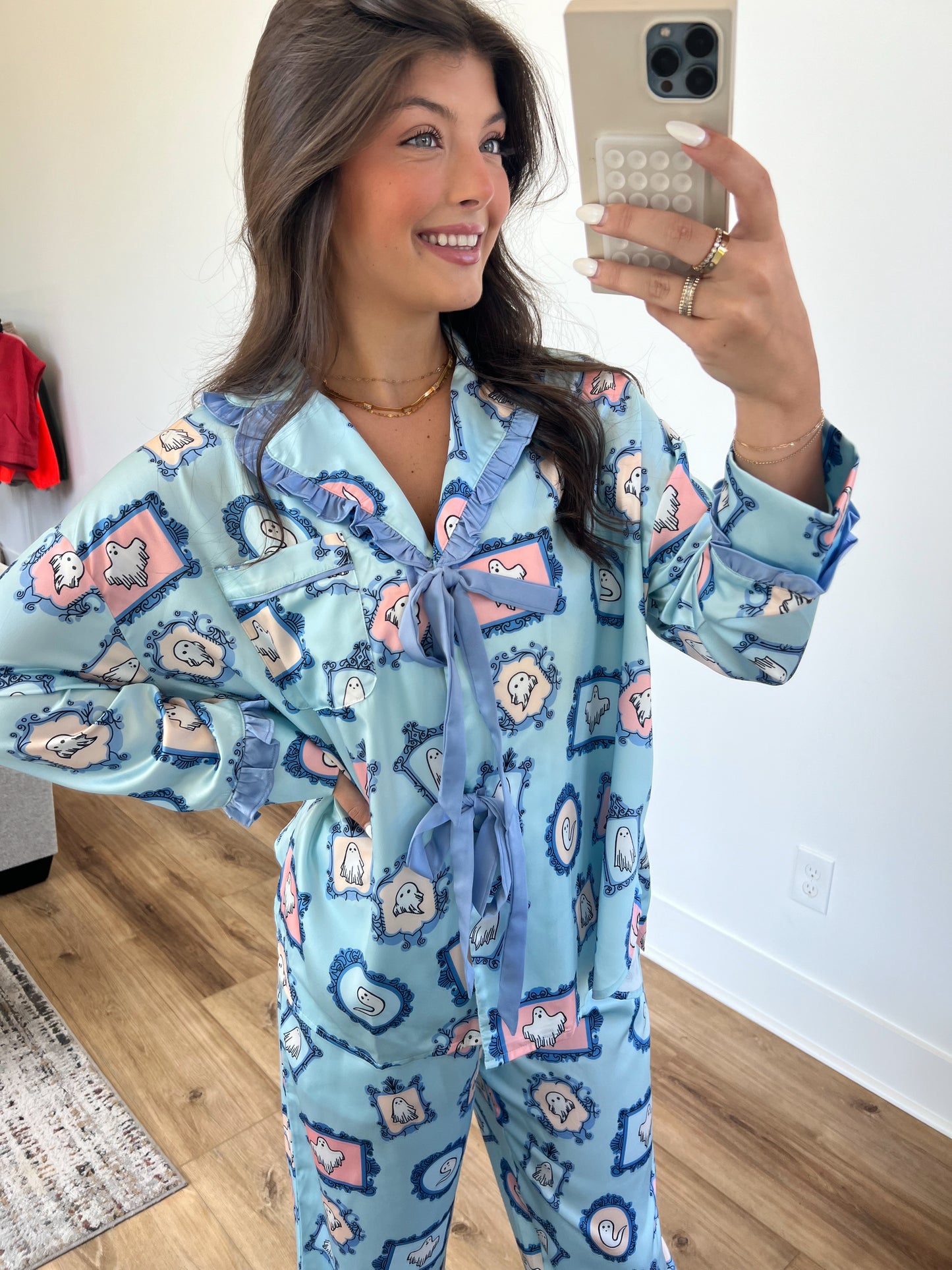 Satin Ghost Pj's (Restock)