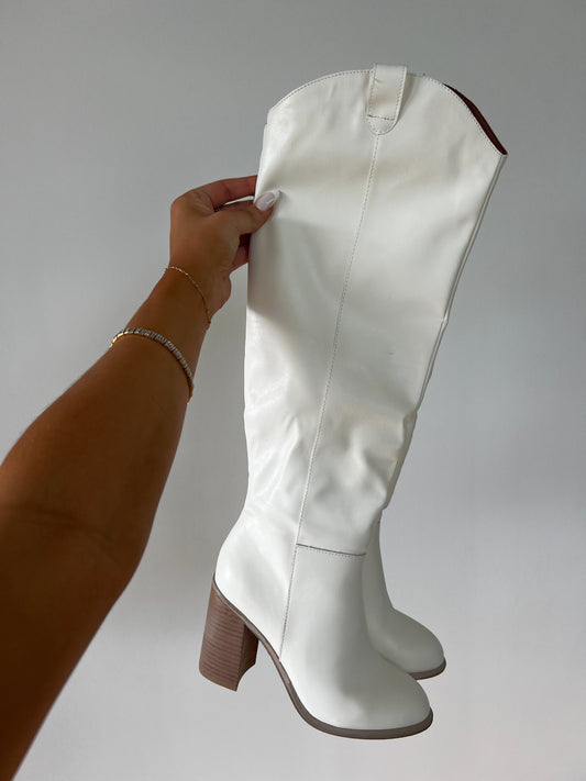 White Cowgirl Boot