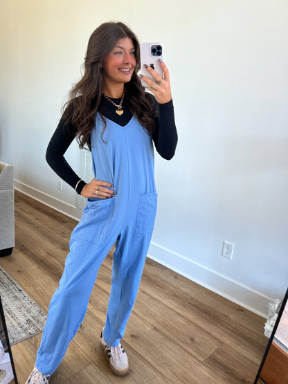 Indigo Sleeveless Jumpsuit