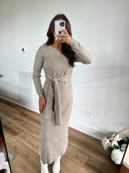 Warm As Can Be Maxi Sweater Dress