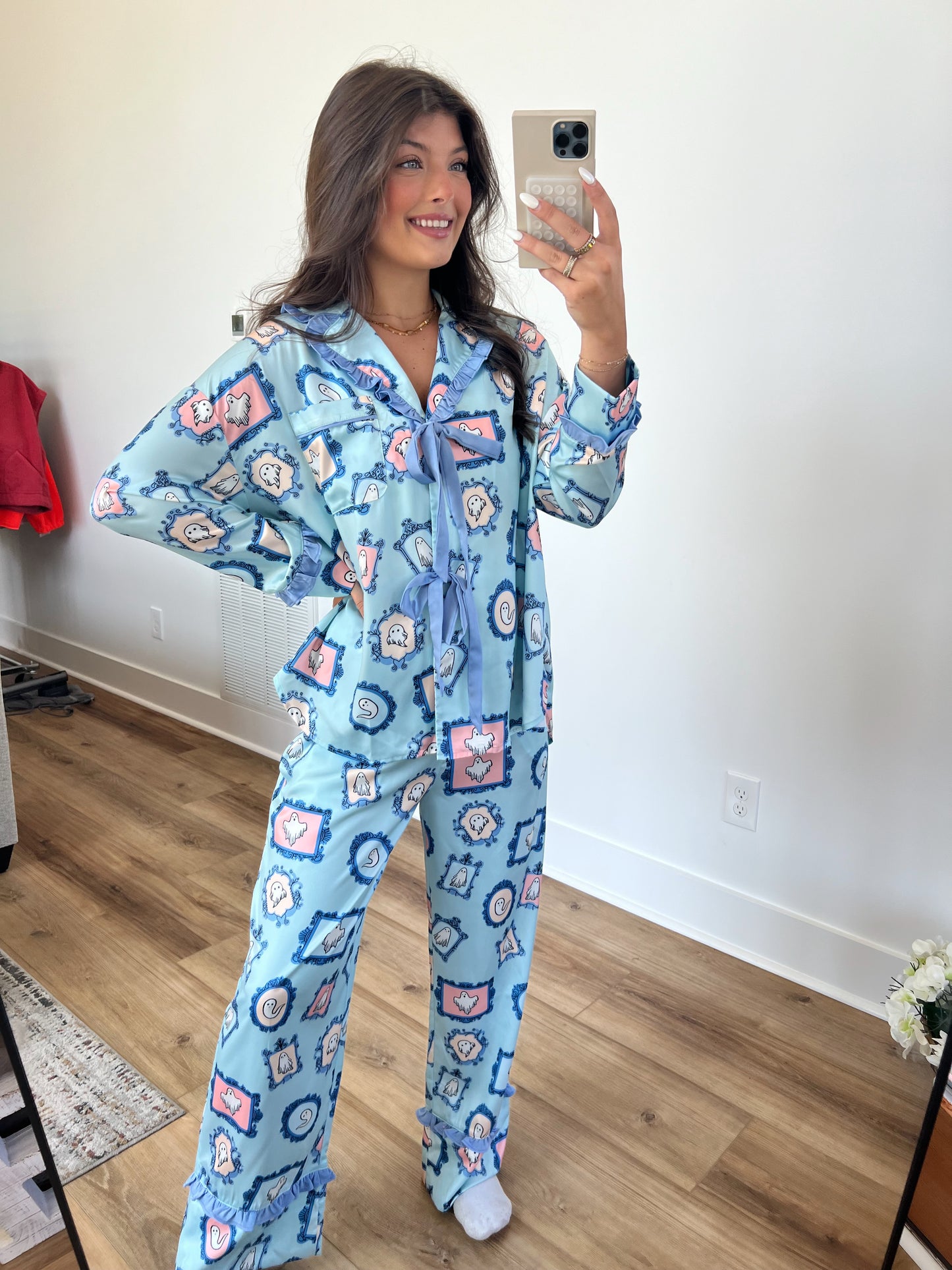 Satin Ghost Pj's (Restock)