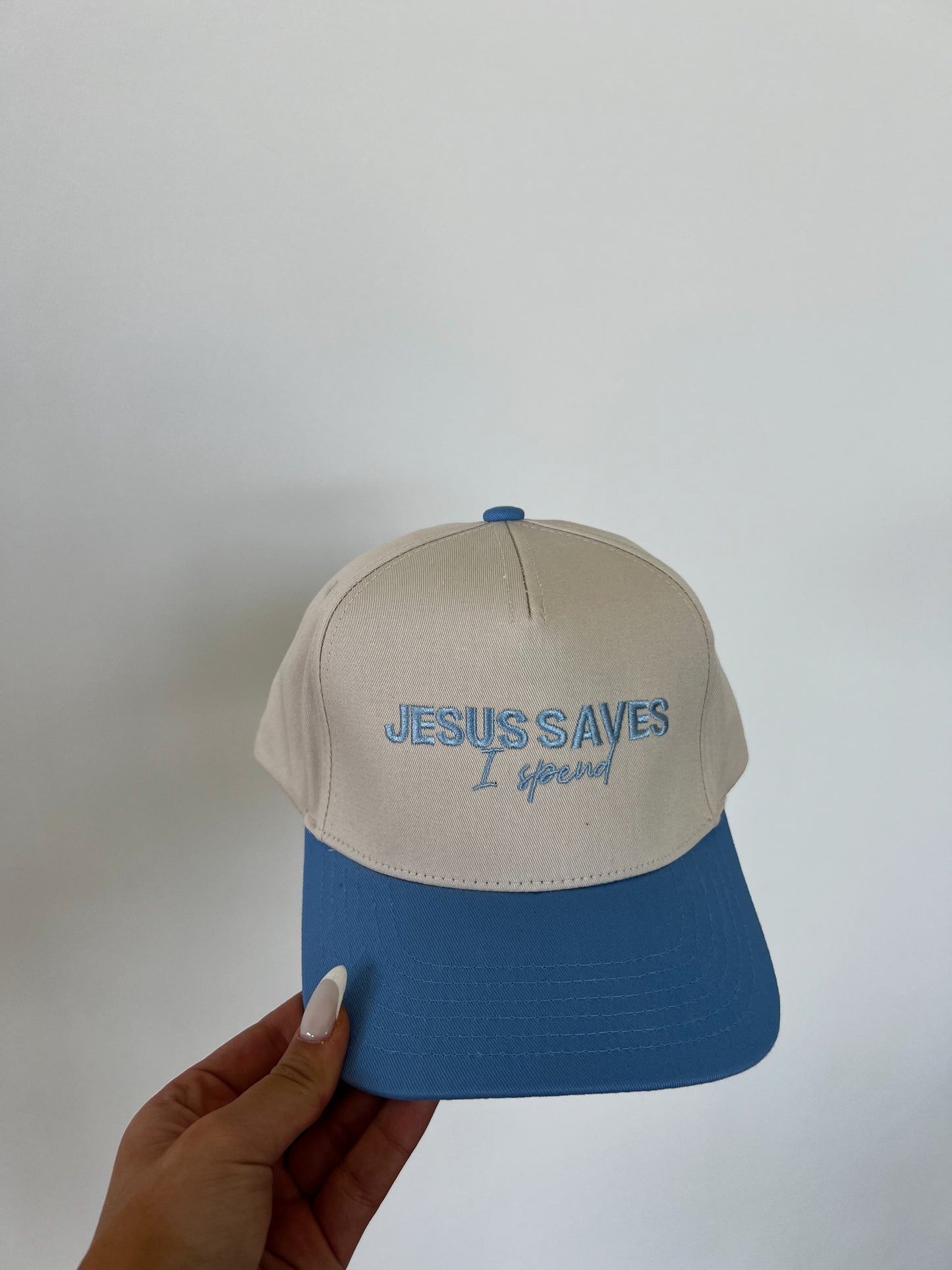 Jesus Saves I Spend Hat