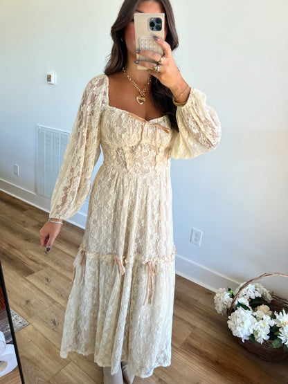 Lacey Corset Maxi Dress (PRE-ORDER/Restock)