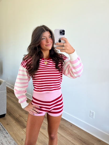 Strawberry Stripes Set