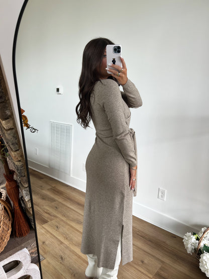 Warm As Can Be Maxi Sweater Dress