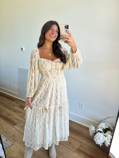 Lacey Corset Maxi Dress (PRE-ORDER/Restock)