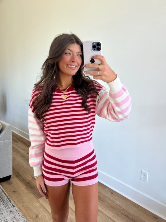 Strawberry Stripes Set