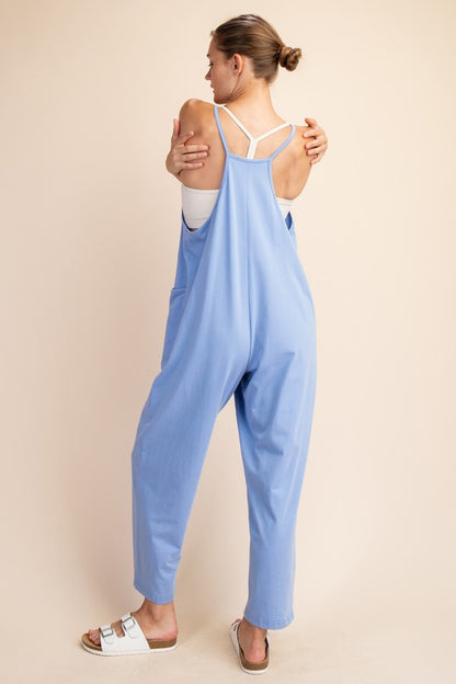 Indigo Sleeveless Jumpsuit